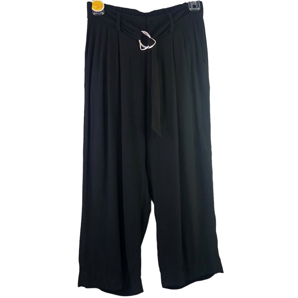 HARLOWE & GRAHAM Black Casual Mid-Rise Pants Size XS